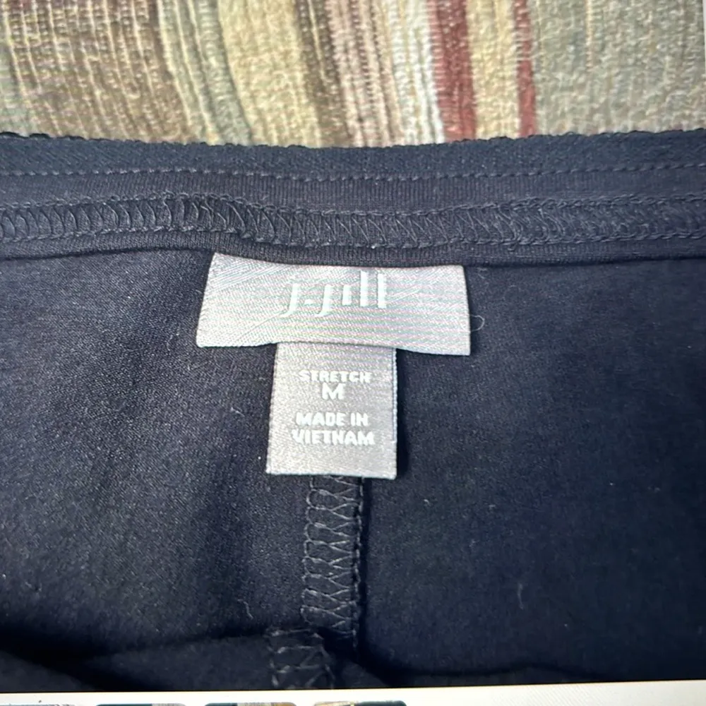 J Jill wide leg stretch pants med - Image 2