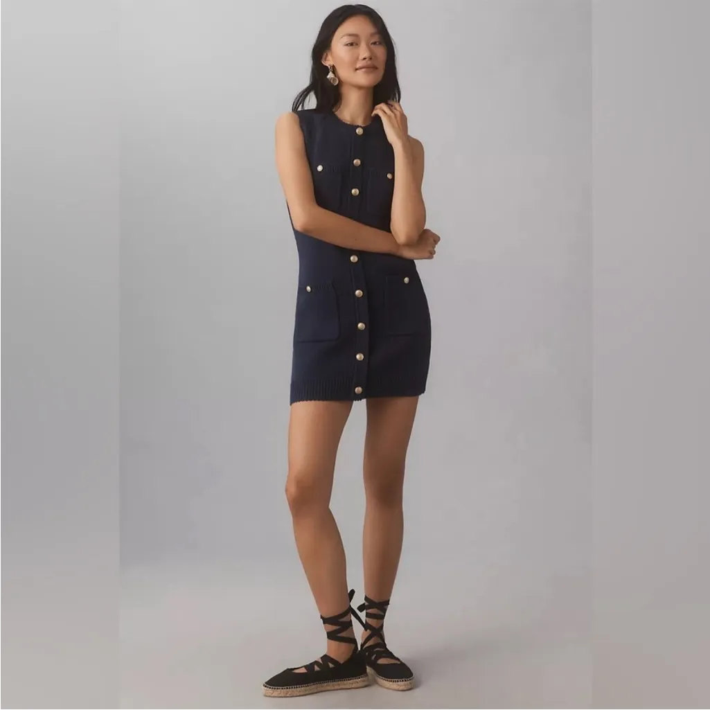 Reformation Catalina Cotton Mini Dress - Image 2