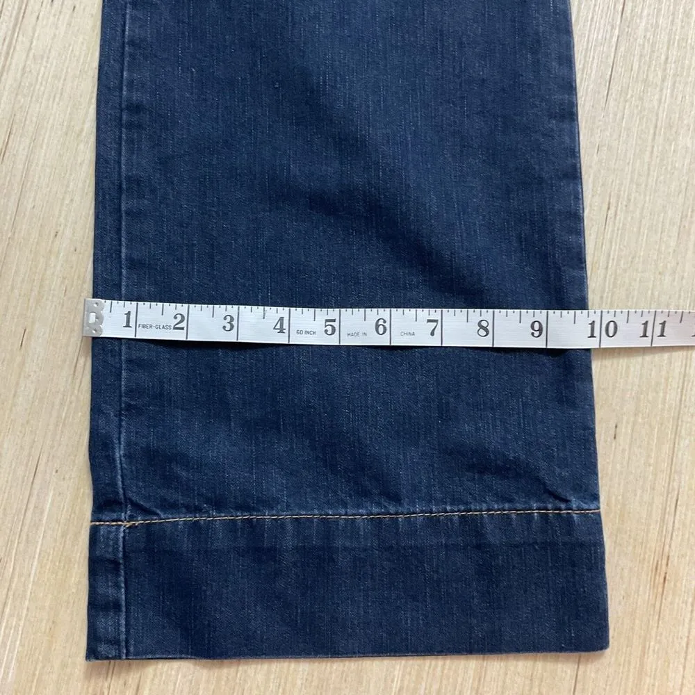 IC Ilusion Casual In & Out Straight Leg Jeans Women's 15 Blue Mid Rise 2 - Image 8