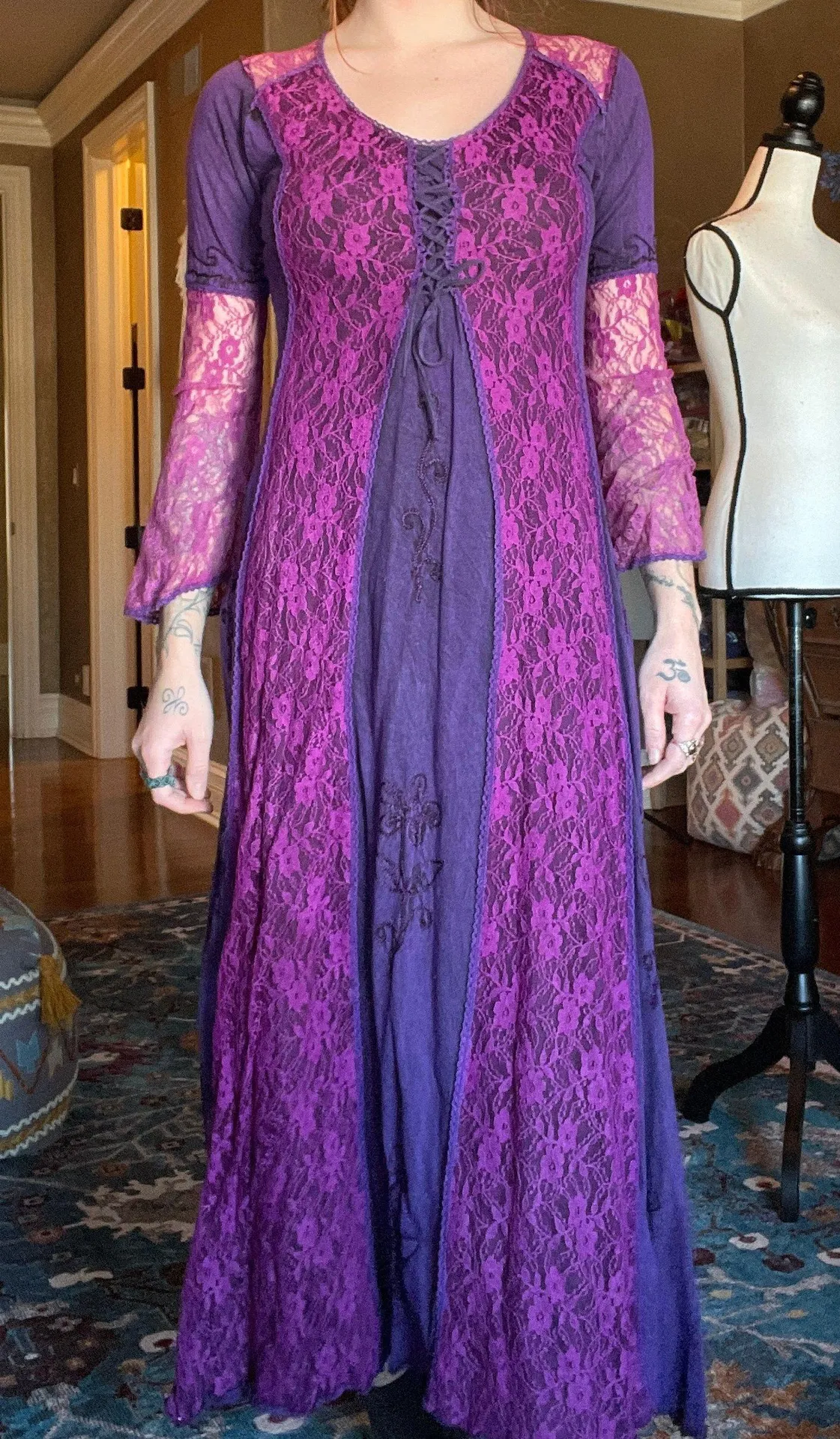 Royal Purple Dress Fairy Vibes - Image 3