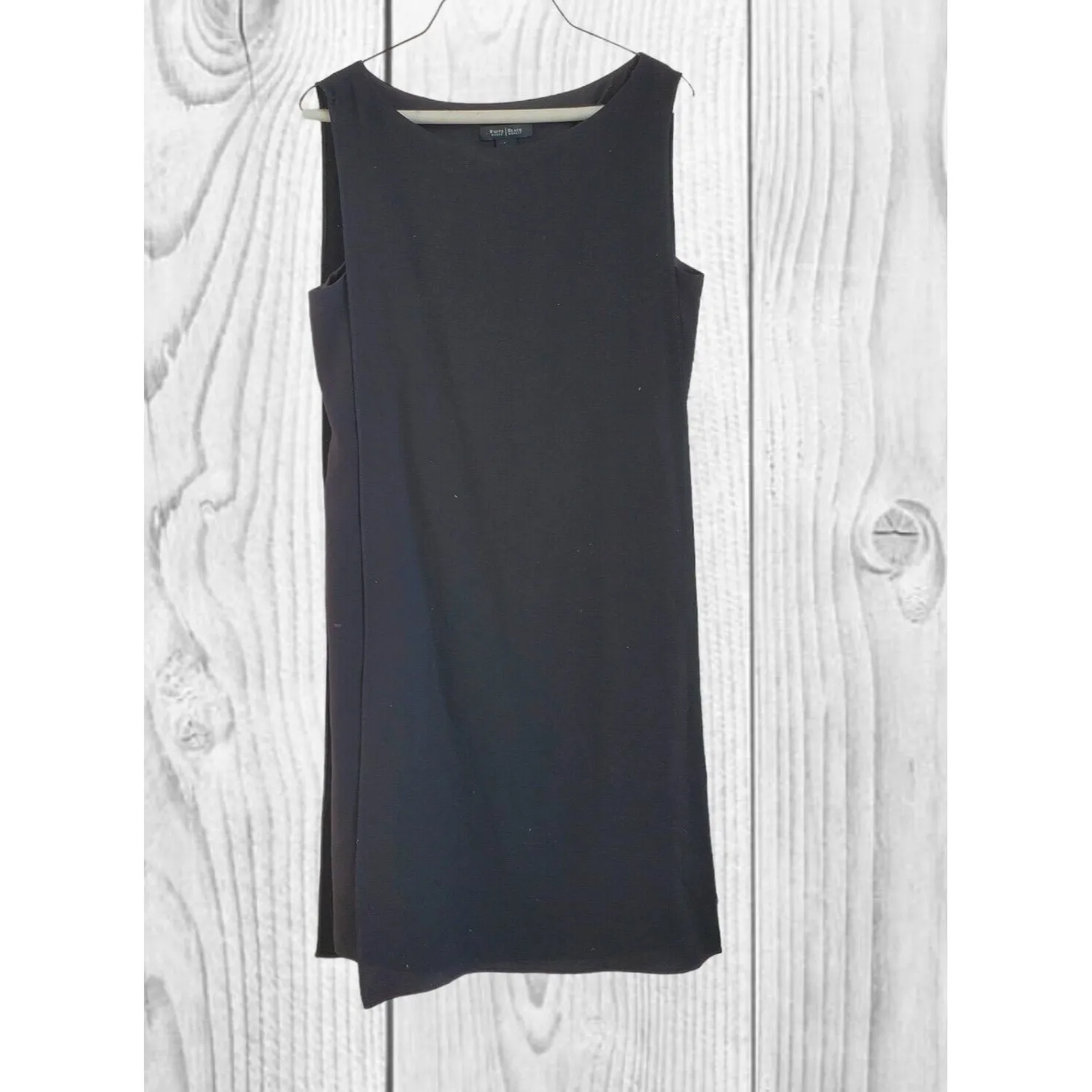 White House Black Market Dress Women 8 Sleeveless Midi Apron Panel Drape WHBM - Image 6