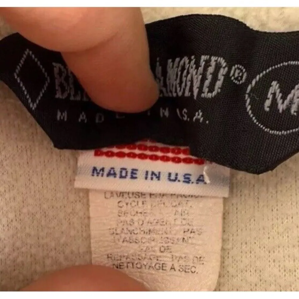 Black Diamond WHITE FLEECE Quarter Zip Fleece, WOMEN'S MEDIUM SOFT COZY WARM - Image 5