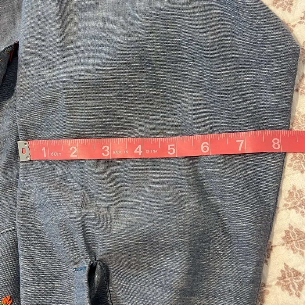 Vintage JC Penny Big Mac Chambray Hand Embroidered Mexican Fiesta Button Shirt Blue Size undefined - Image 15