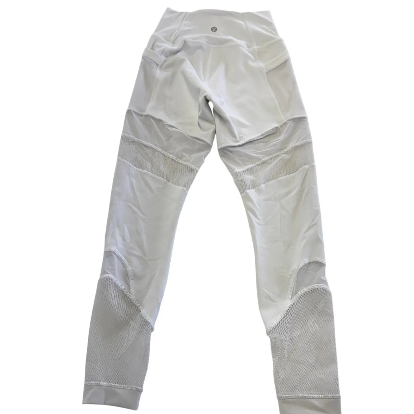 Lululemon Leggings Womens 4 White‎ Forget The Sweat Tight 25" Mesh - Image 6