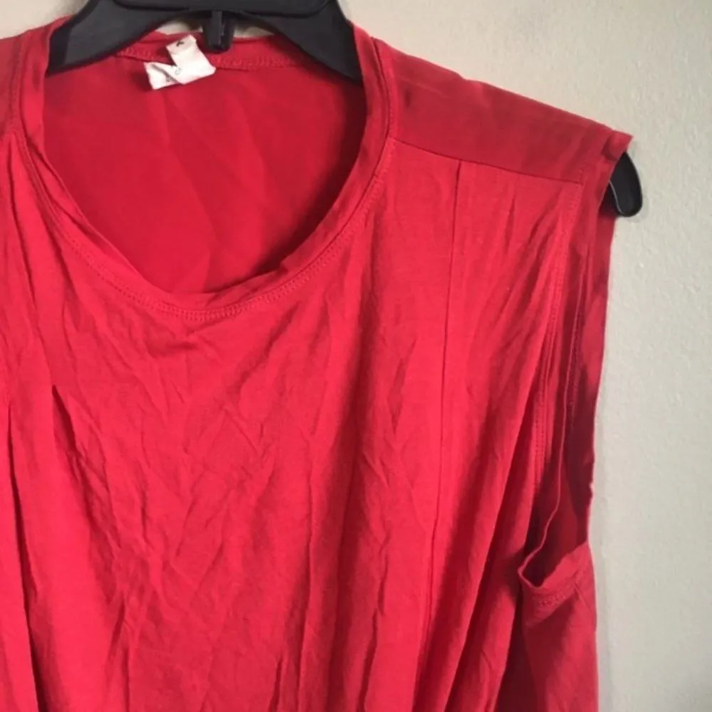 Tiny small red sleeveless top Red - Image 2