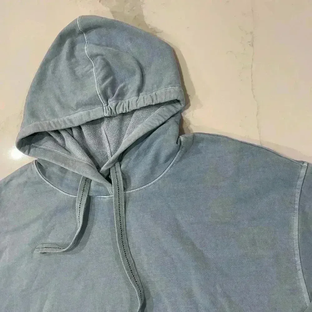 Old Navy Cozycore Long Sleeve Hoodie Sweatshirt Women's Medium Vintage Blue Wash - Image 3