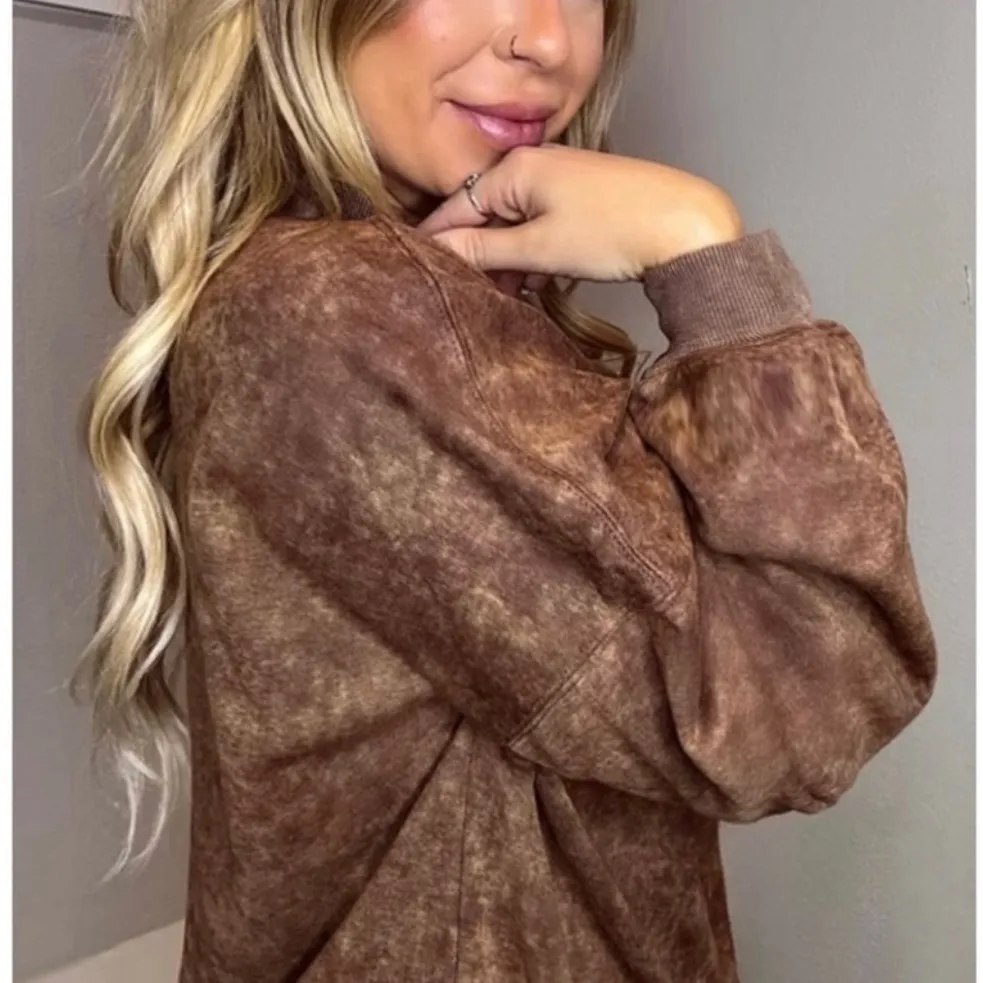 NWT Revolve x Gold Hawk 100% Silk Cardigan Pecan Brown Oversized Size XS - Image 7