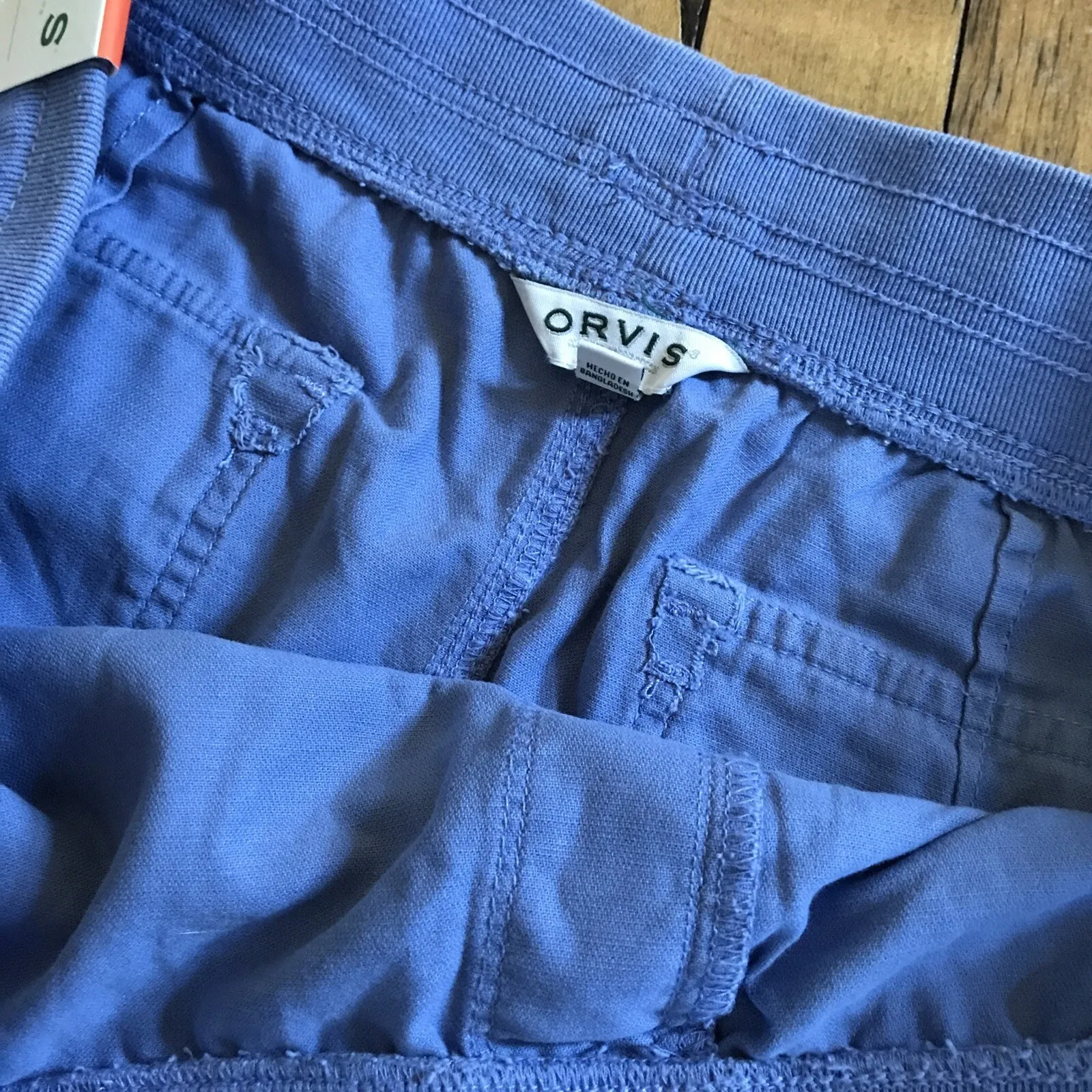 Orvis  Women's Blue Pull On Cotton Blend Drawstring Shorts NWT Size XXL - Image 6