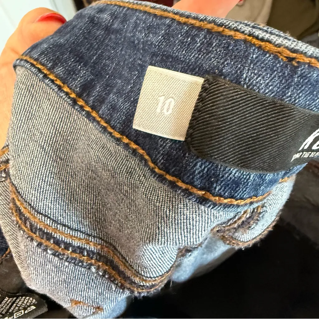 Kut from the Kloth Natalie High Rise Bootcut Jean Dark Wash Stretch Comfort 10 - Image 5