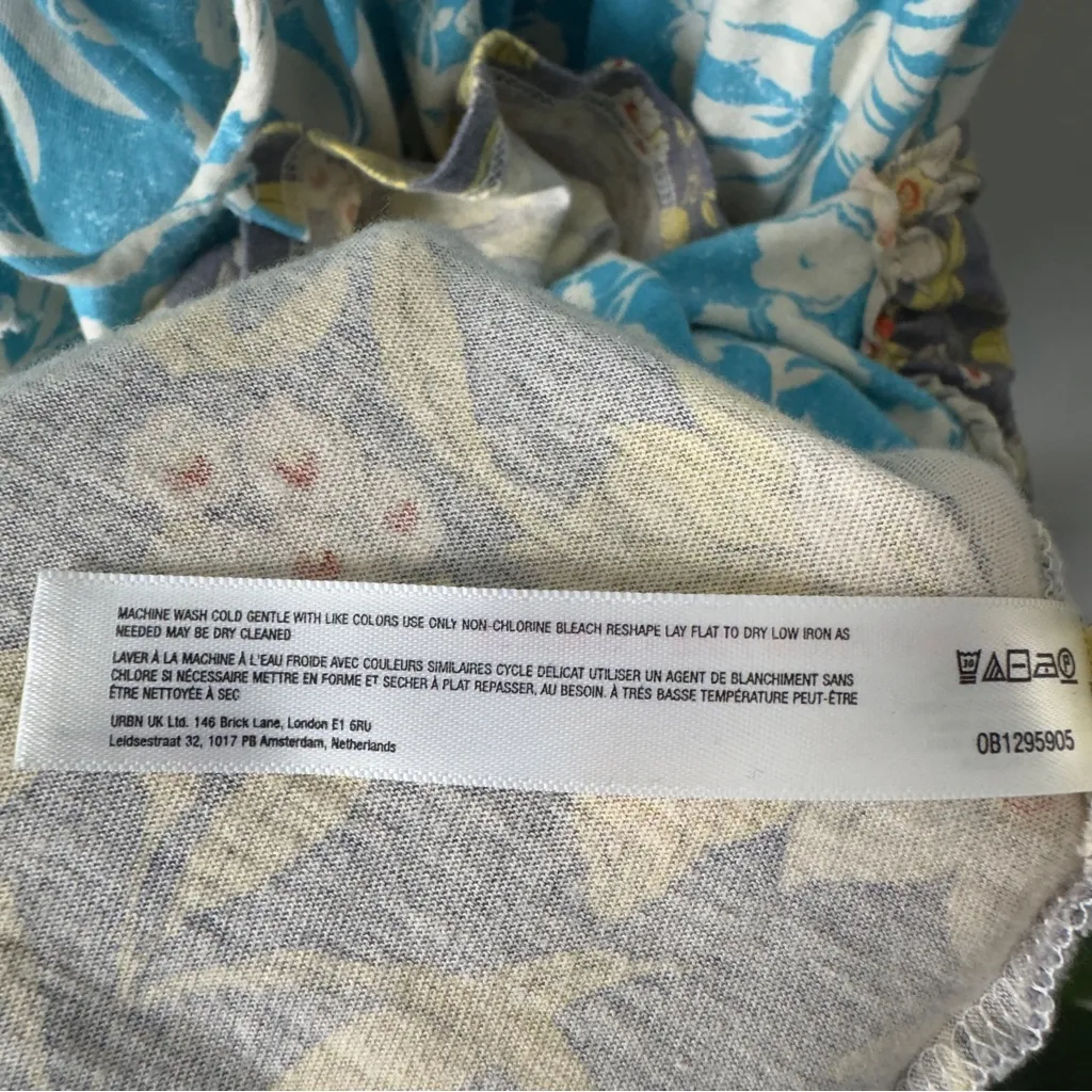 Daily Practice by Anthropologie Tiered Ruffle Mini Dress floral Flowy v-neck EUC - Image 11