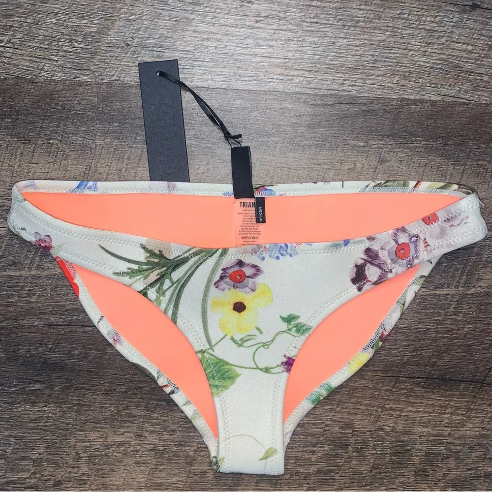 TRIANGL Swimwear Floral Bikini Bottoms Women’s Size Medium New with Tags - Image 8
