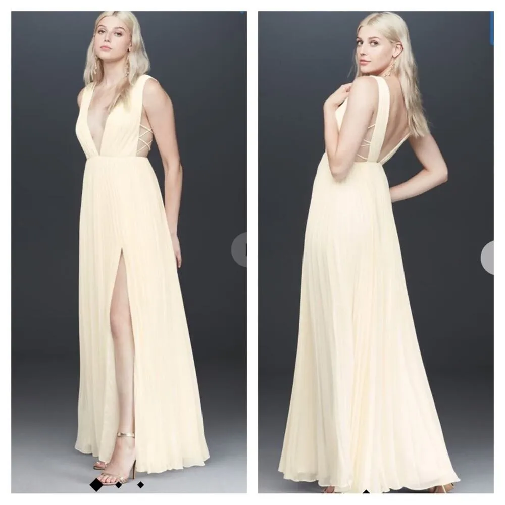 Fame & partners white Allegra maxi gown - Image 2