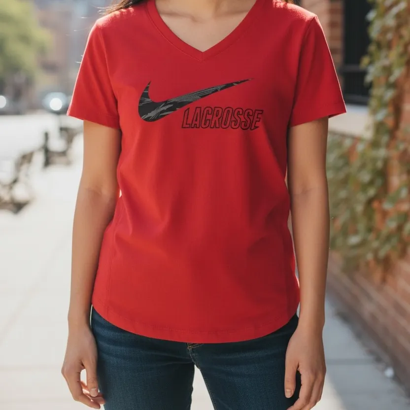 Women's Nike Dri-FIT Lacrosse scoop neck short sleeve shirt small - Image 4