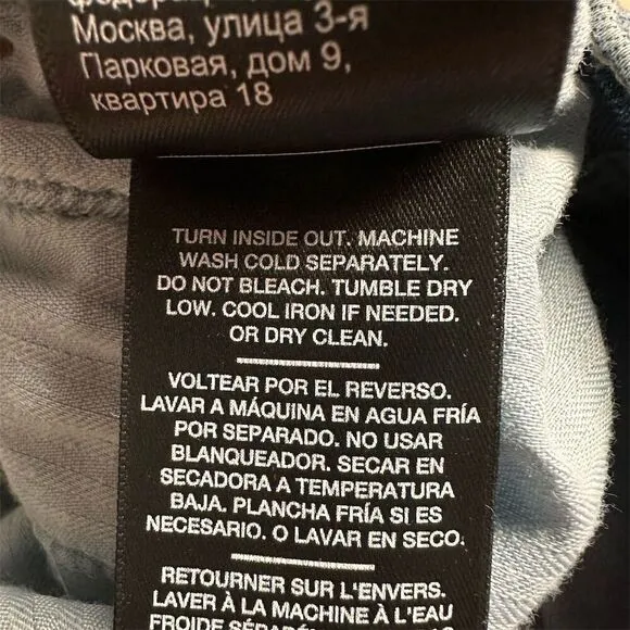 7 For All Mankind Women's High Waist Ankle Skinny Jeans Blue Size 28‎ - Image 7