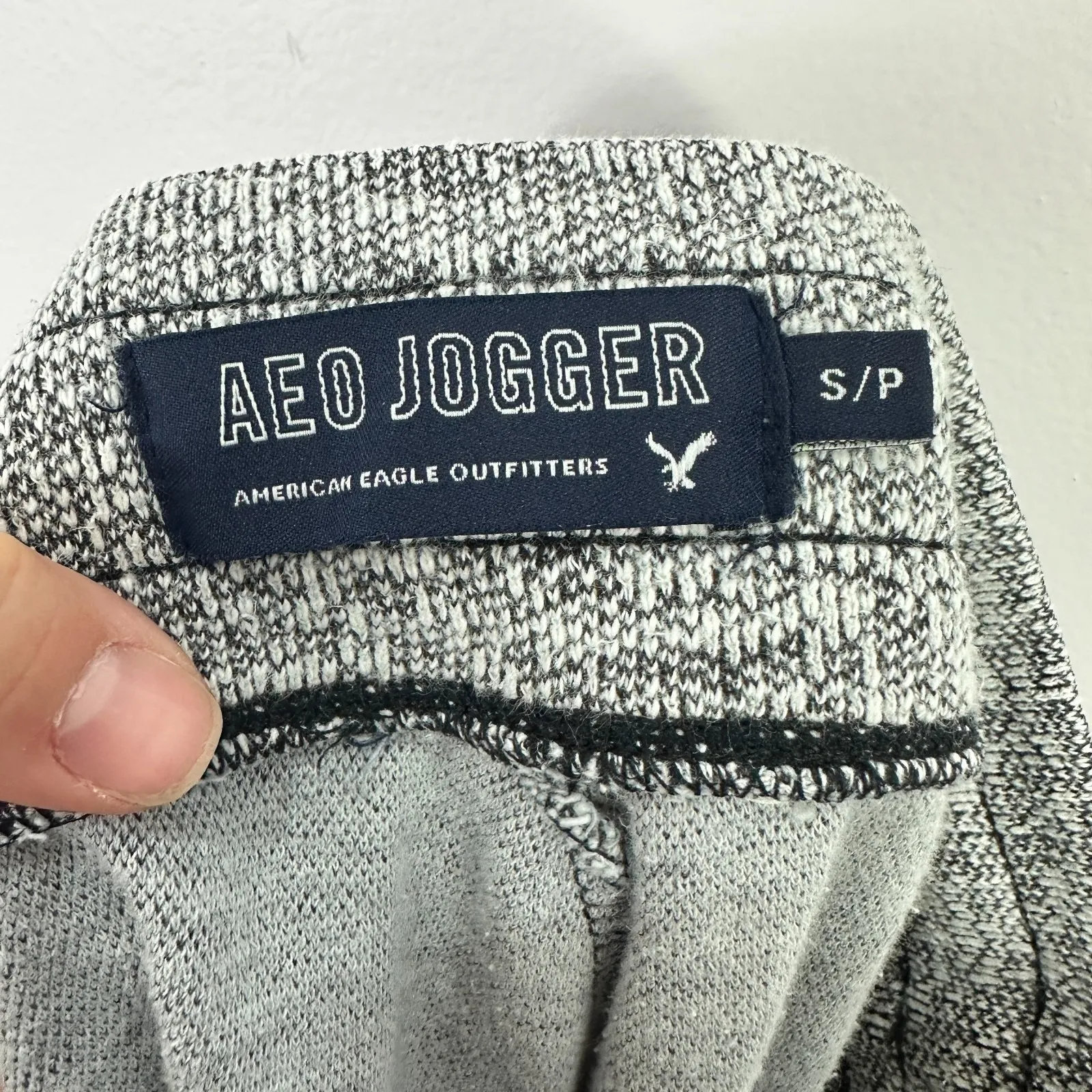 American Eagle Joggers Small Gray Knit Lounge Athleisure Minimalist Cozy Lounge‎ - Image 3