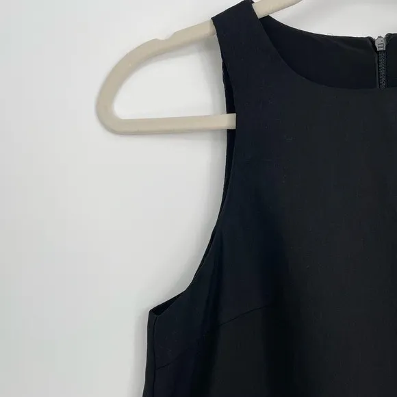 Zara Womens Black Sleeveless Classic Minimalist Soft Girl Skirt Romper‎ Medium - Image 9