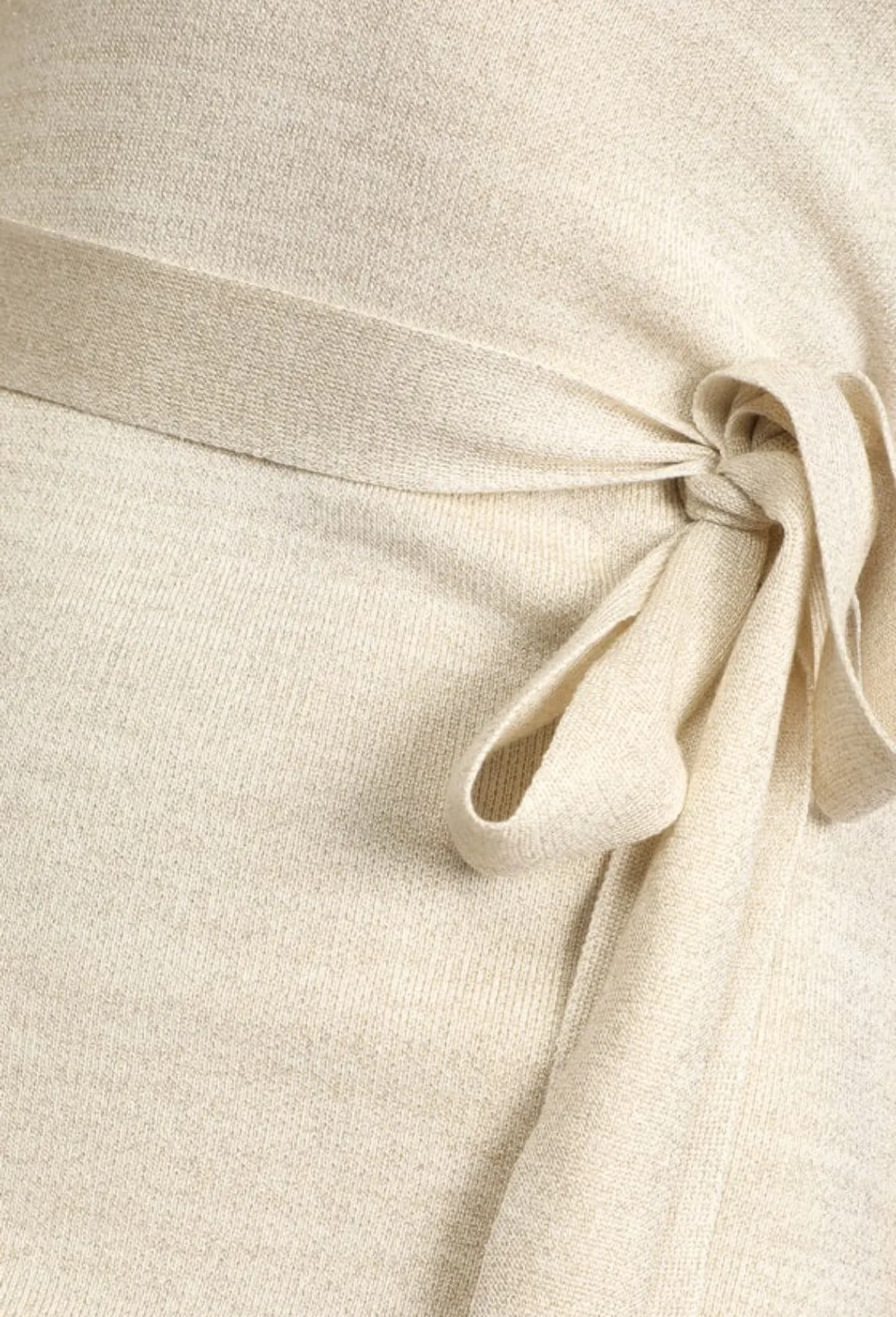 White And Gold Sweater Dress - Image 2