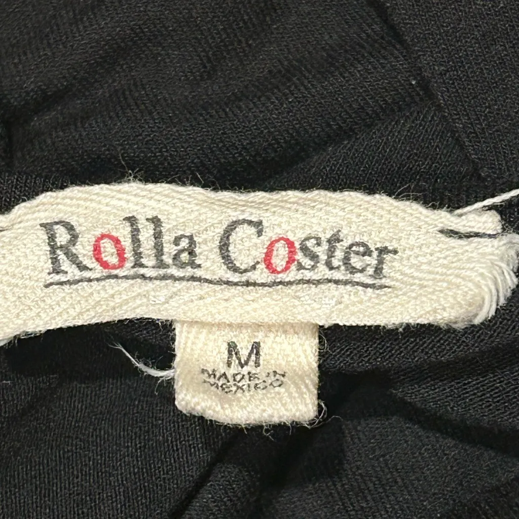 Rolla Coster Faux Wrap Black Dress - Image 3