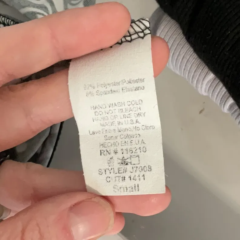 Joyce Leslie Monochrome Swirl Top‎ - Image 4