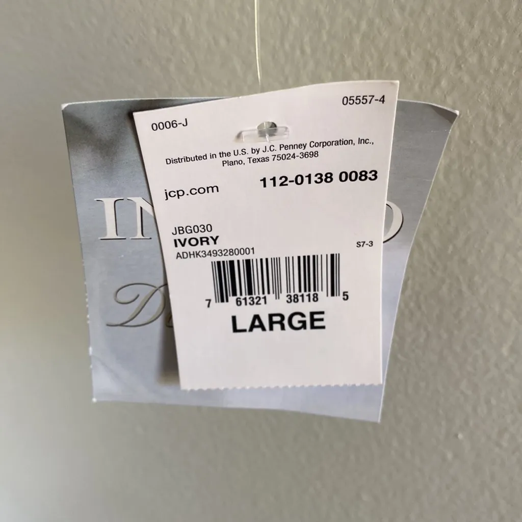 Intimo The Bride Satin‎ Robe Womens Large White - Image 3