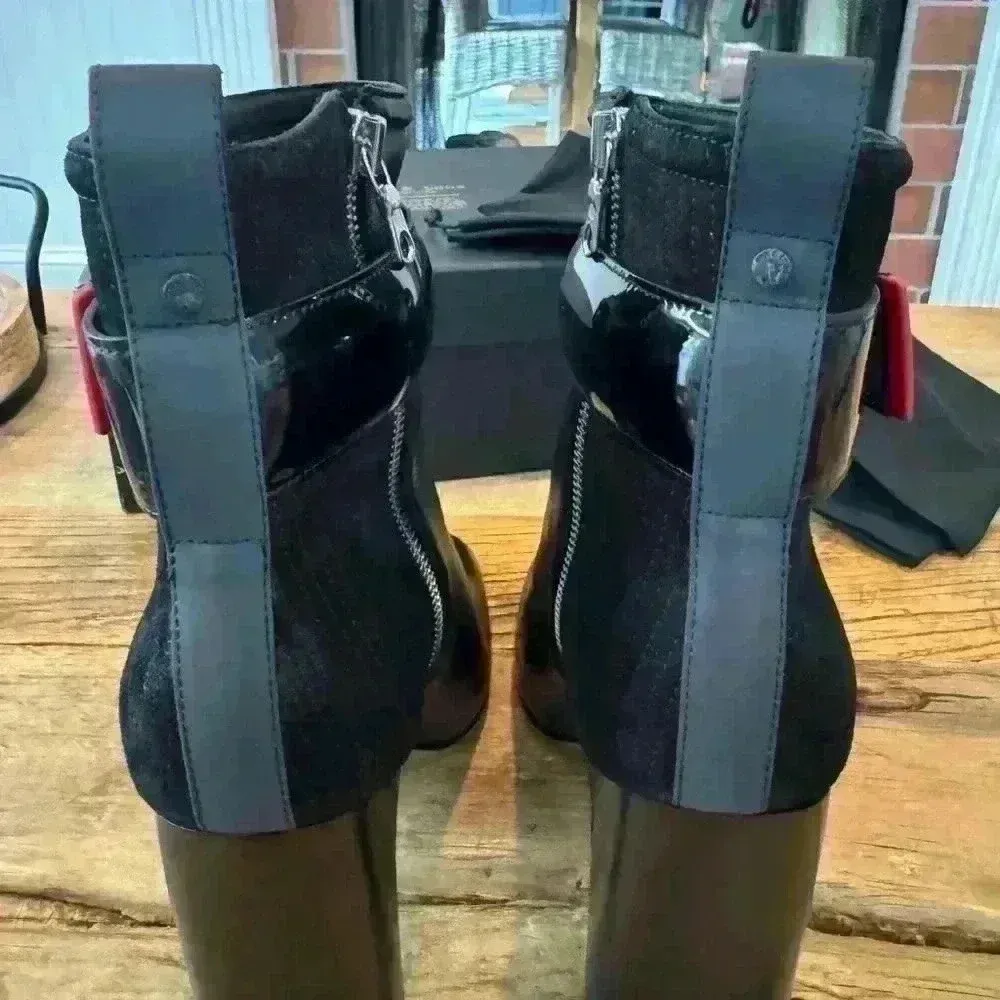 🔥Rag & Bone x Star Wars Ellis
Force Boots Limited Edt
Black Leather Booties Sz 9 - Image 7