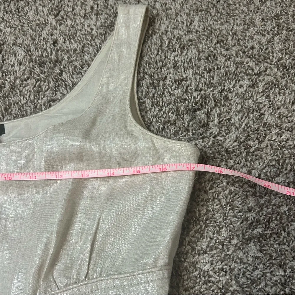 J. Crew Simple Linen Sleeveless Dress - Image 10