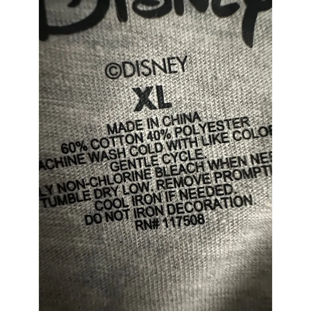 Disney Alice in Wonderland Roses Grey Women's TShirt Size XL - Image 4