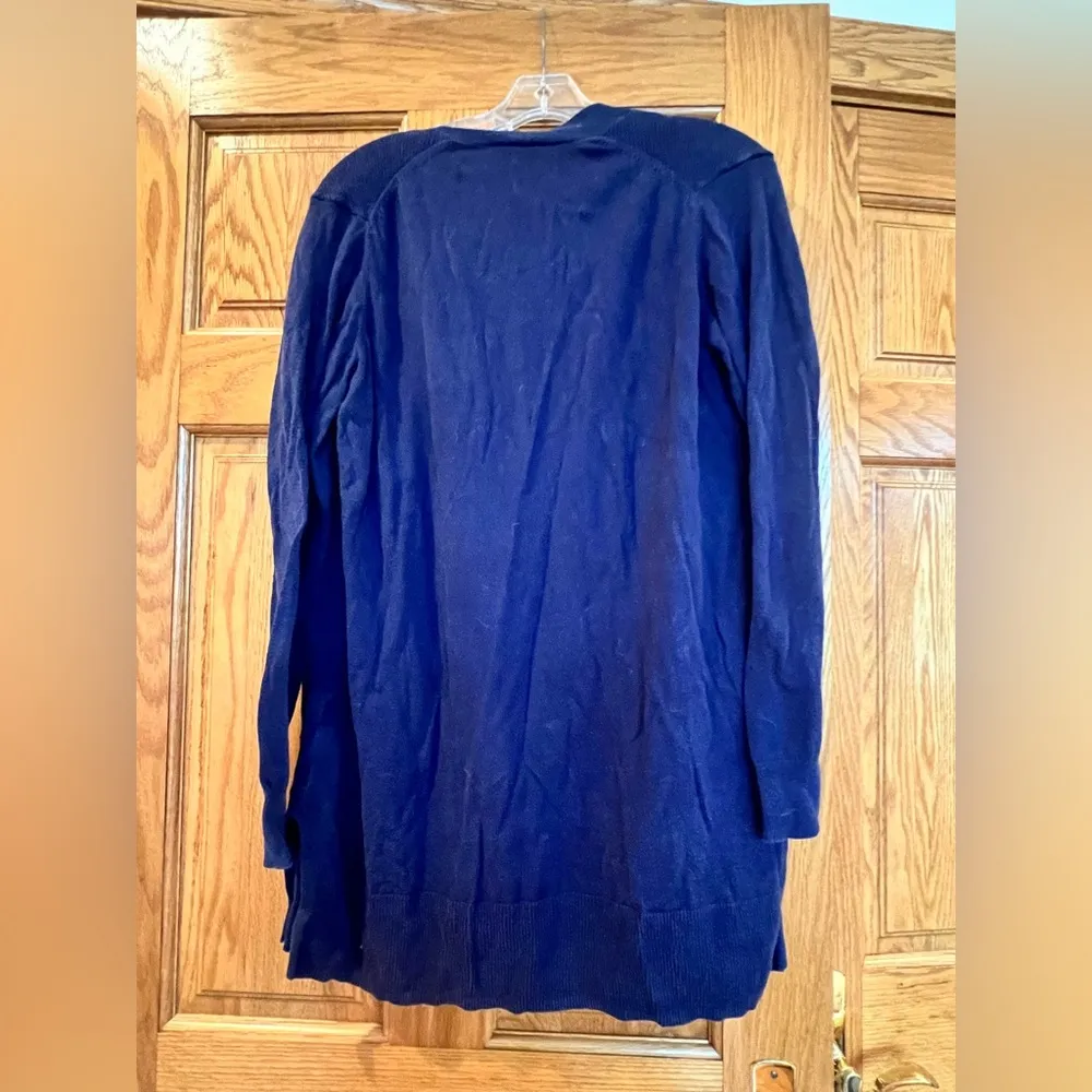 Gap  - Navy Blue Open Front Cardigan - Image 7