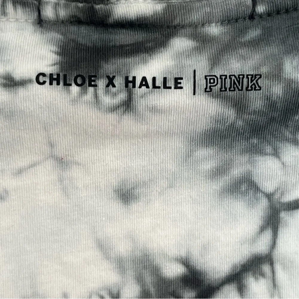 Victoria Secret Pink x‎ Chloe x Halle Women's Sz L Tie Dye Cropped Turtleneck - Image 10