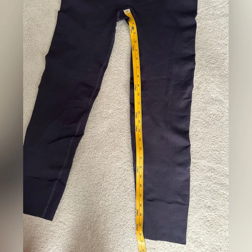 Lululemon Ebb to Street Seamless Ribbed Leggings Compressions Charcoal Size 8 - Image 5