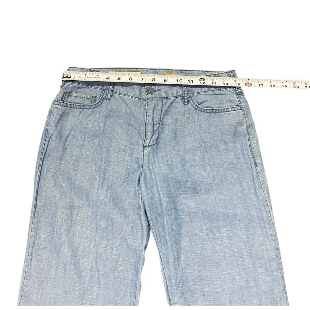 Anthropologie Pilcro and‎ the Letterpress Pants No 26 Womens (30x33) Linen Blend - Image 6