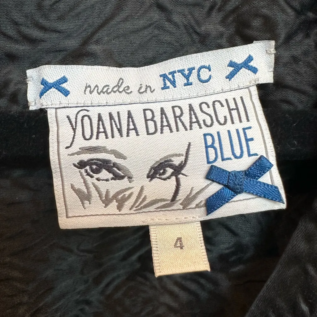 Yoana Baraschi Black Glam Rock Chic Cutout Punk Whimsigoth Mini Dress Size 4 S - Image 8