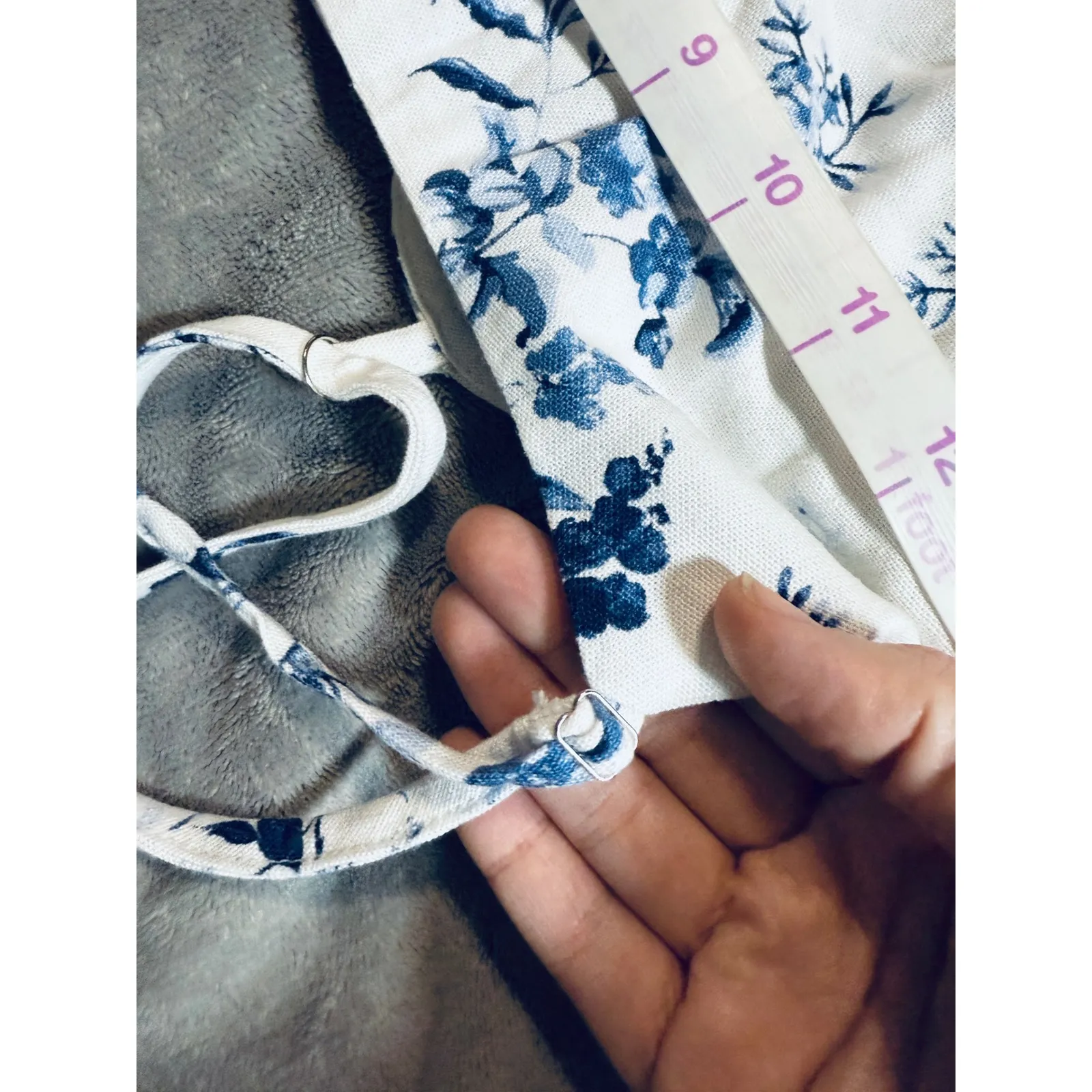 NWOT Lulus Small Mykonos Mood Ivory Floral Print Tie-Strap Tiered Midi Dress - Image 6