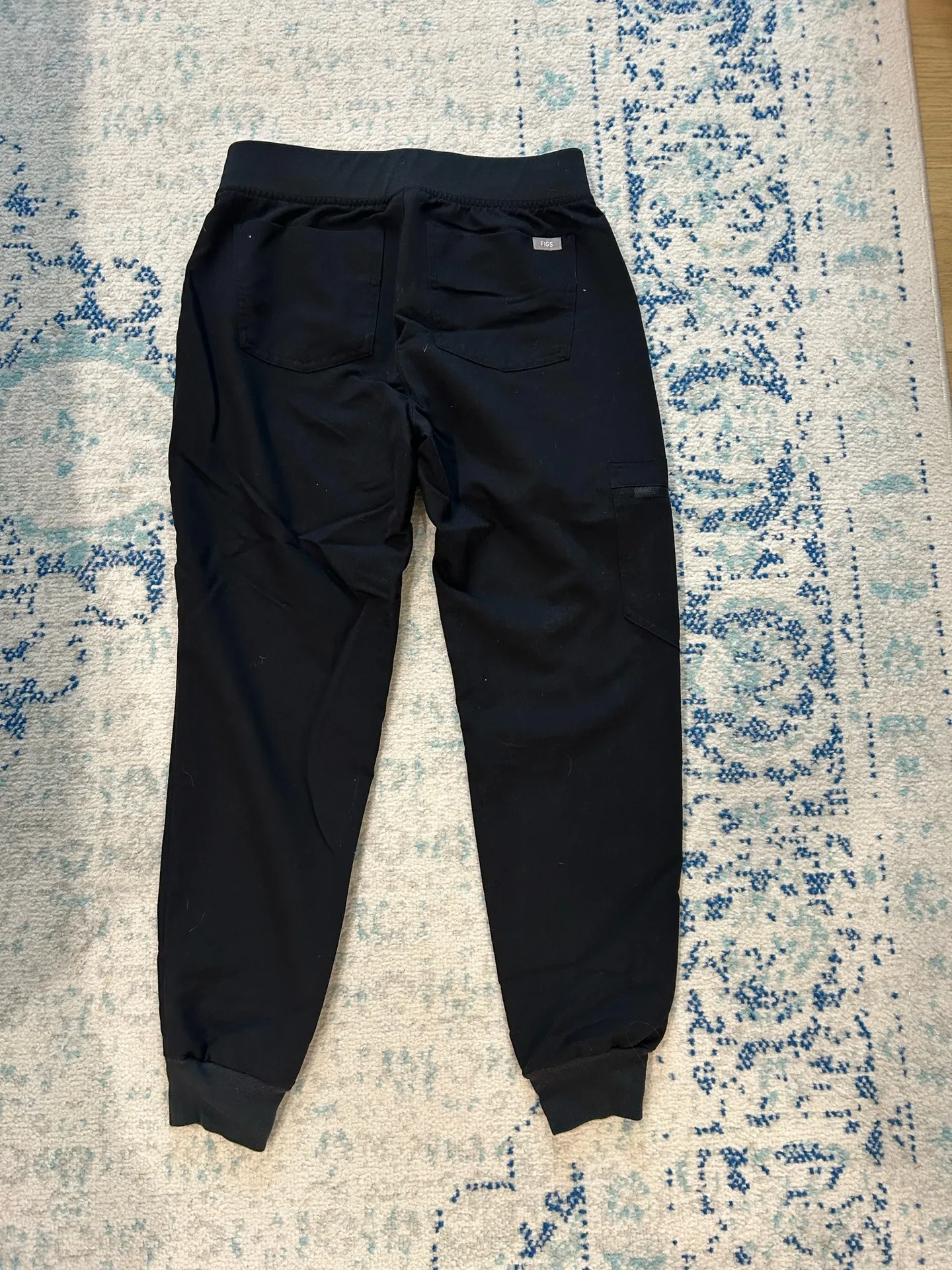 FIGS Scrub Pants Zamora Jogger Women’s Black - Image 2