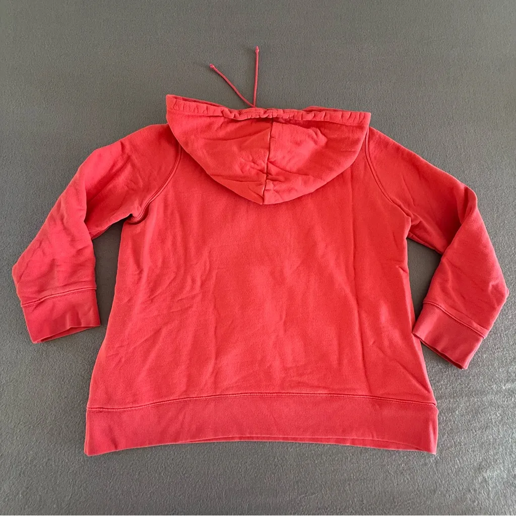 Adidas‎ Logo Coral Hoodie long sleeves pockets size XL 100% cotton - Image 2