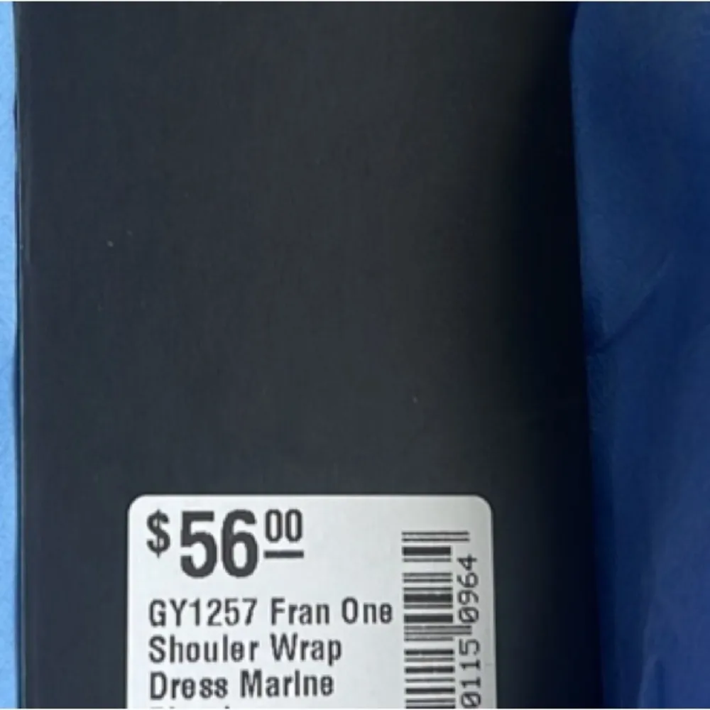 DO+BE Blue Asymmetrical One Shoulder Cocktail Dress - Image 3