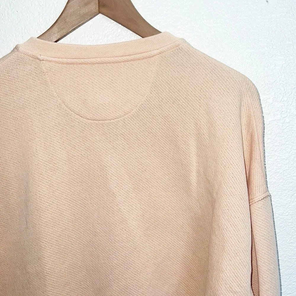 American Eagle Cotton Blend Orange Button-Up Long Sleeve Shirt - Image 11