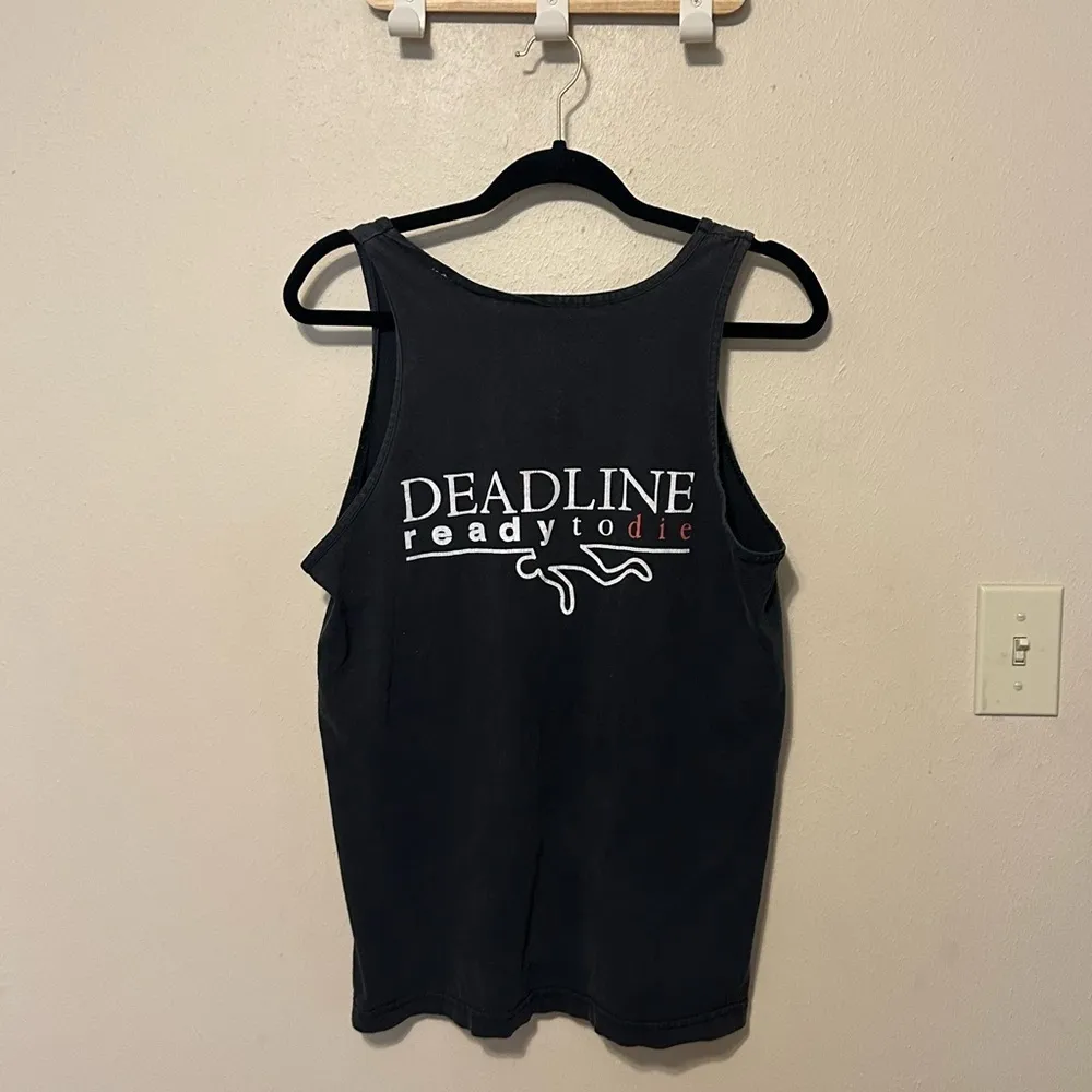 Biggie Tank Top Ready to Die RIP Graphic Tank‎ Band Tank Size Medium Gray - Image 4