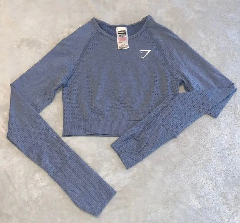 Gymshark Vital Seamless LS Crop - Image 3