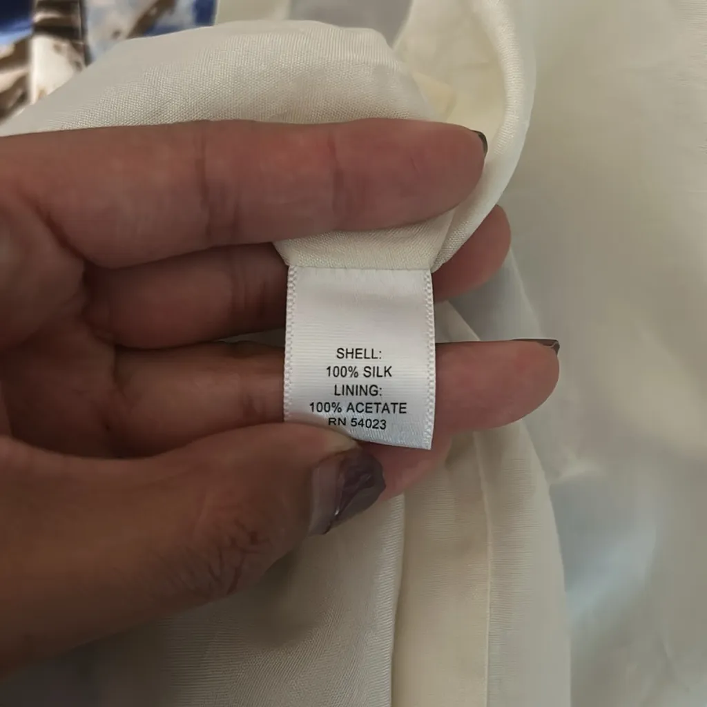 Banana Republic Floral Dress - Scoop Neck | Size 4 | Elegant Print - Image 8