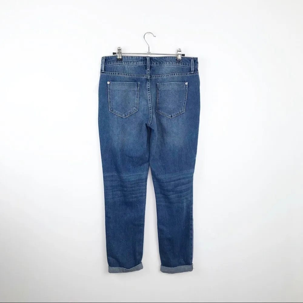 NWT JustFab ripped straight‎ leg jeans - Image 5