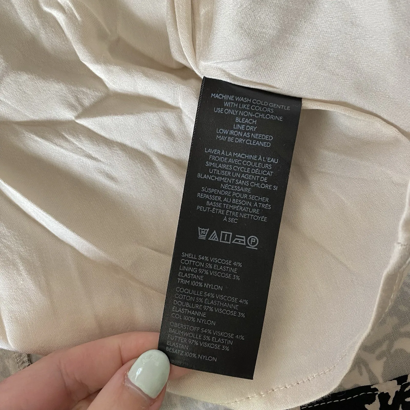 Maeve Anthropologie Black & White Sheath Dress Seashell Print Knee Length XL - Image 3