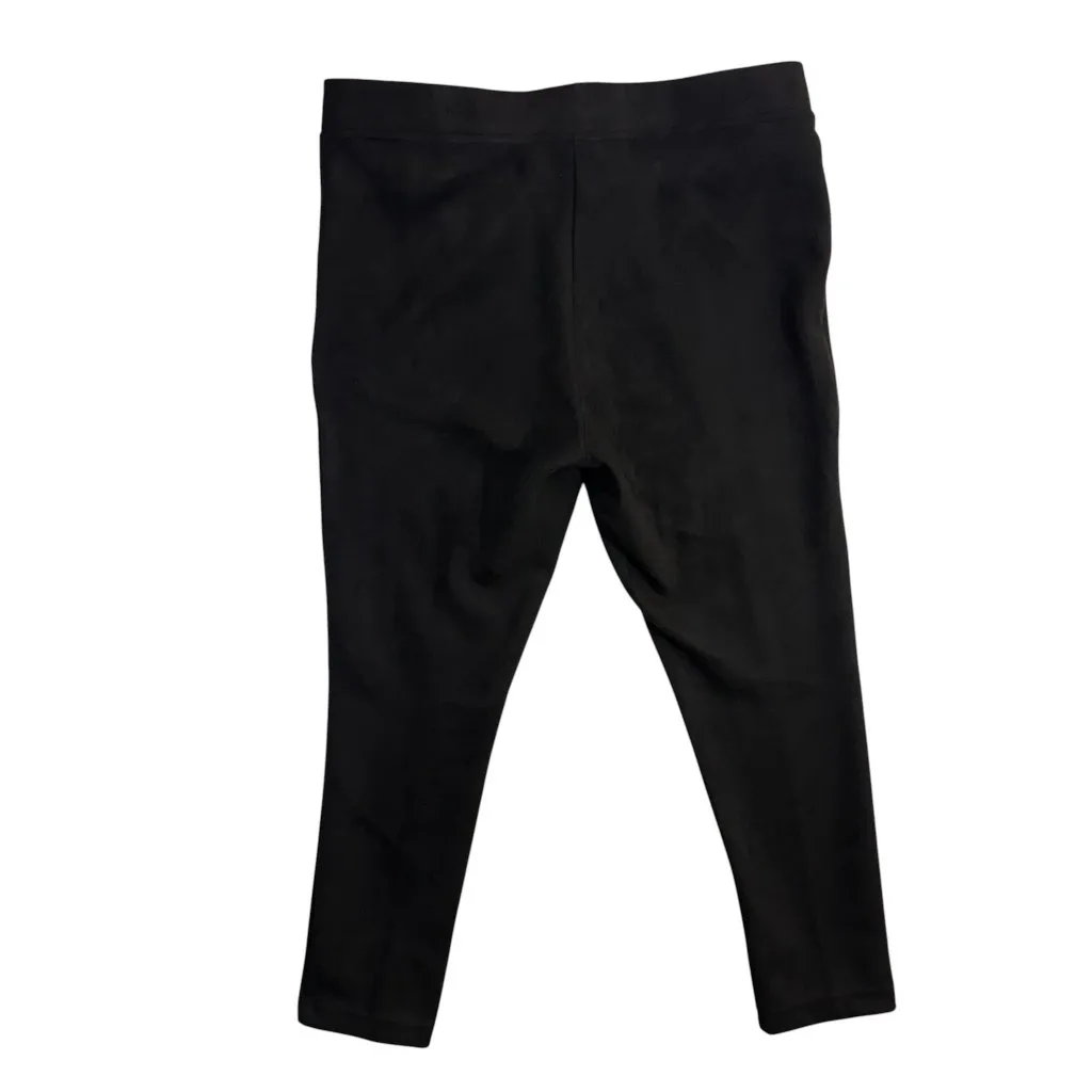 Andrew Marc XL Pants Black Slimming Stretch Microfiber Office Athleisure Casual - Image 2
