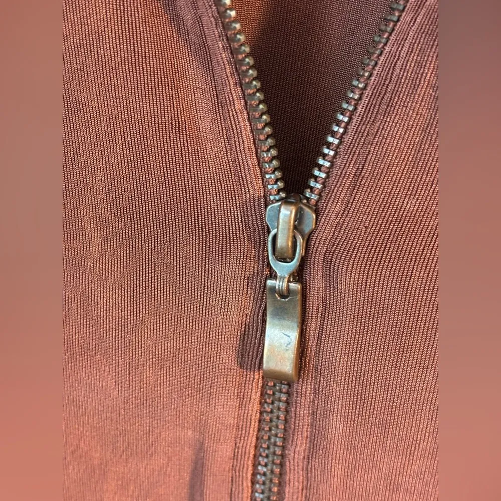 Chico's Travelers Coffee Bean Zip Up Jacket Size 3 = XL 16 18 Travel Career - Image 4