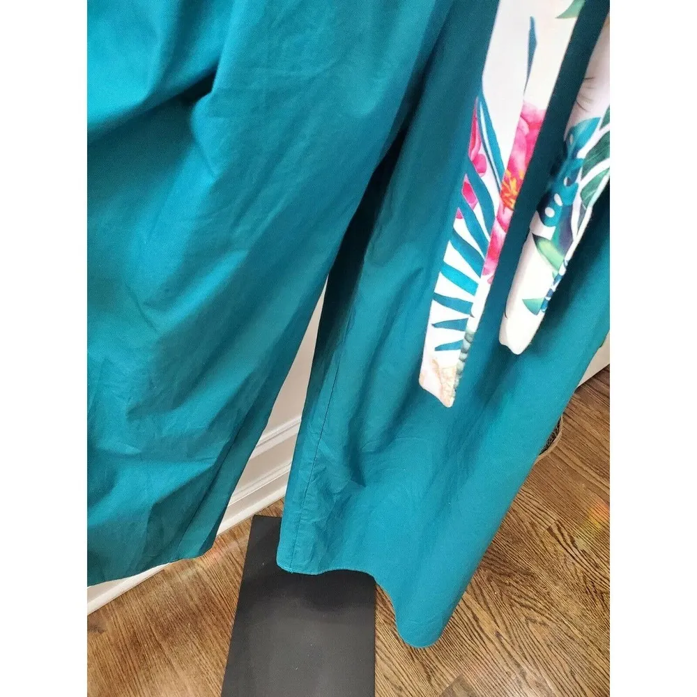 Chicme Women's Multicolor Floral Polyester Square Neck Long Sleeve Jumpsuits S - Image 5