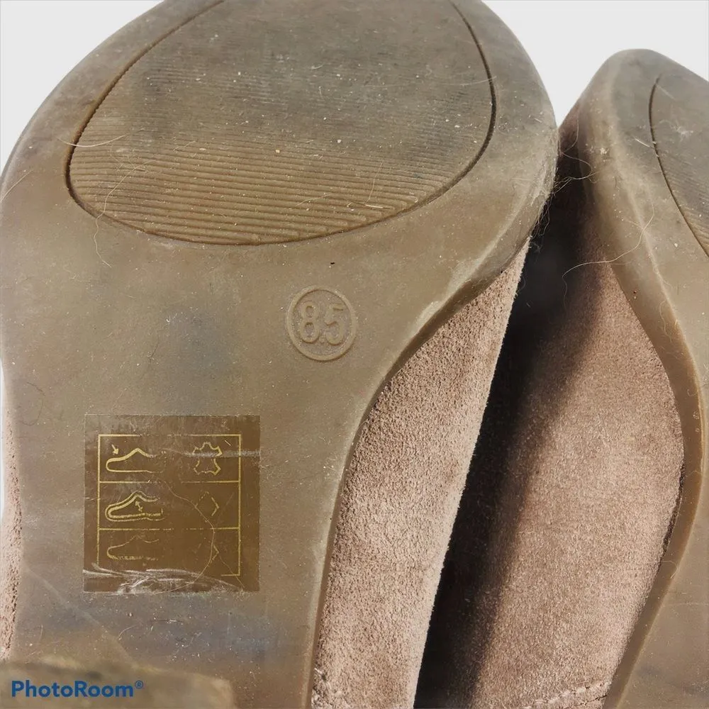 Sole Society LYLEE Sand TAN GENUINE Suede Ankle Booties-SIZE 8.5 - Image 6