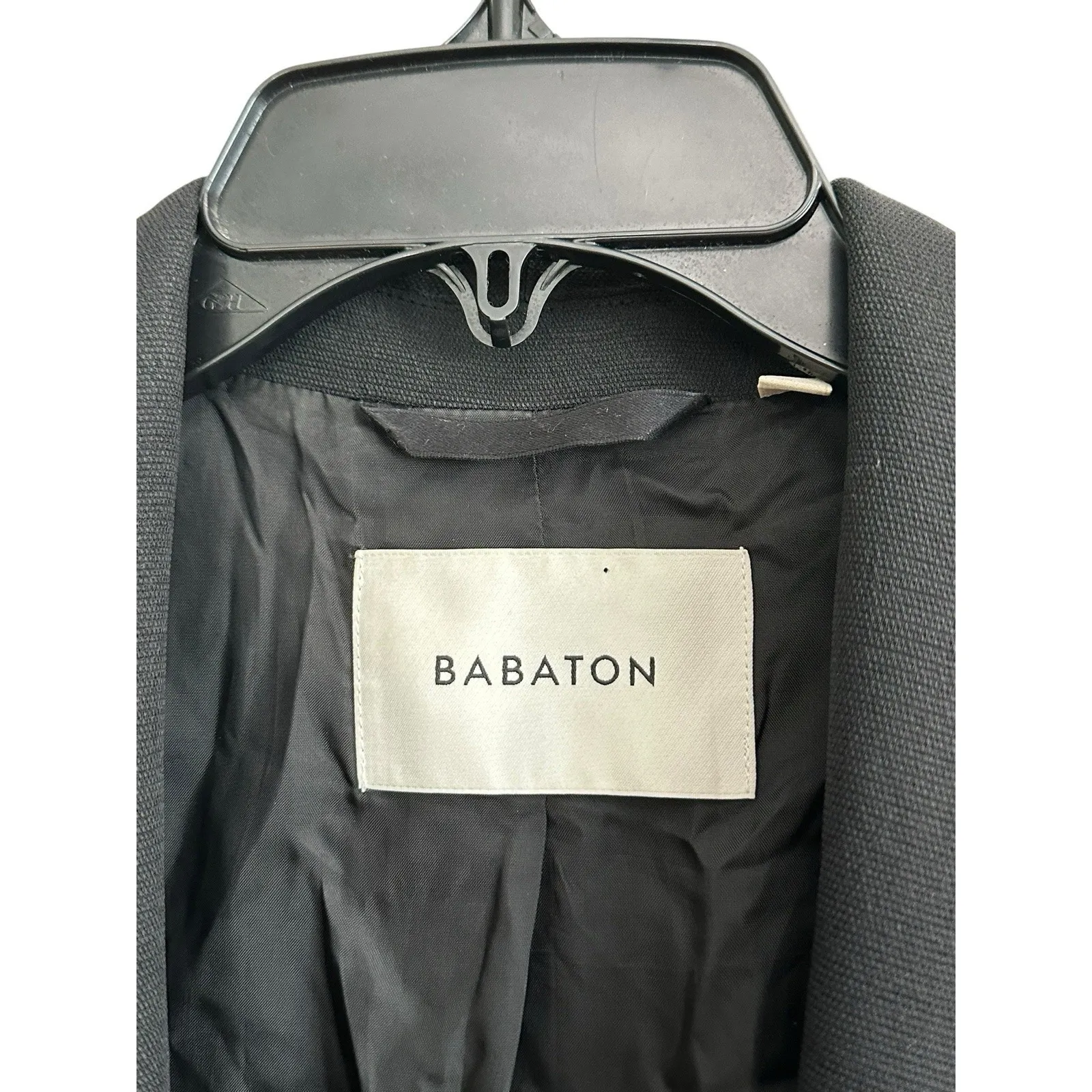 Aritzia‎ Babaton Blazer Size 10 Women's Black Button Front Pockets #M4-1 - Image 2