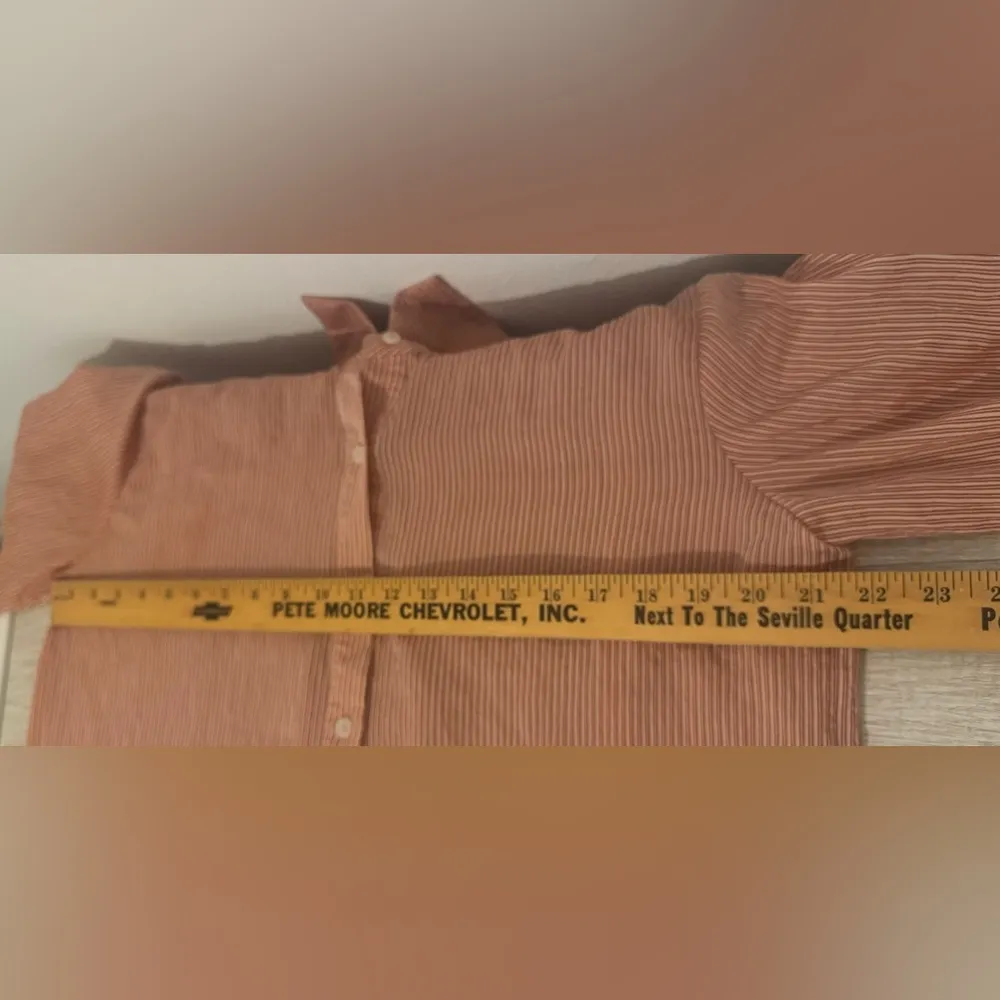 Lovers and Friends Long Striped Button Up Shirt Lightweight NWOT Size Medium - Image 6