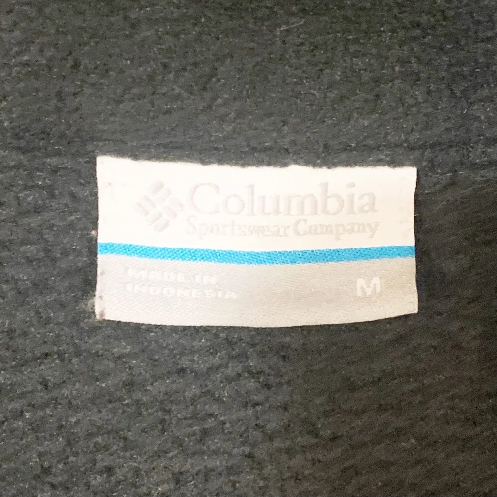 Columbia Womens Medium Black Full Zip Up Fleece Jacket - Image 3