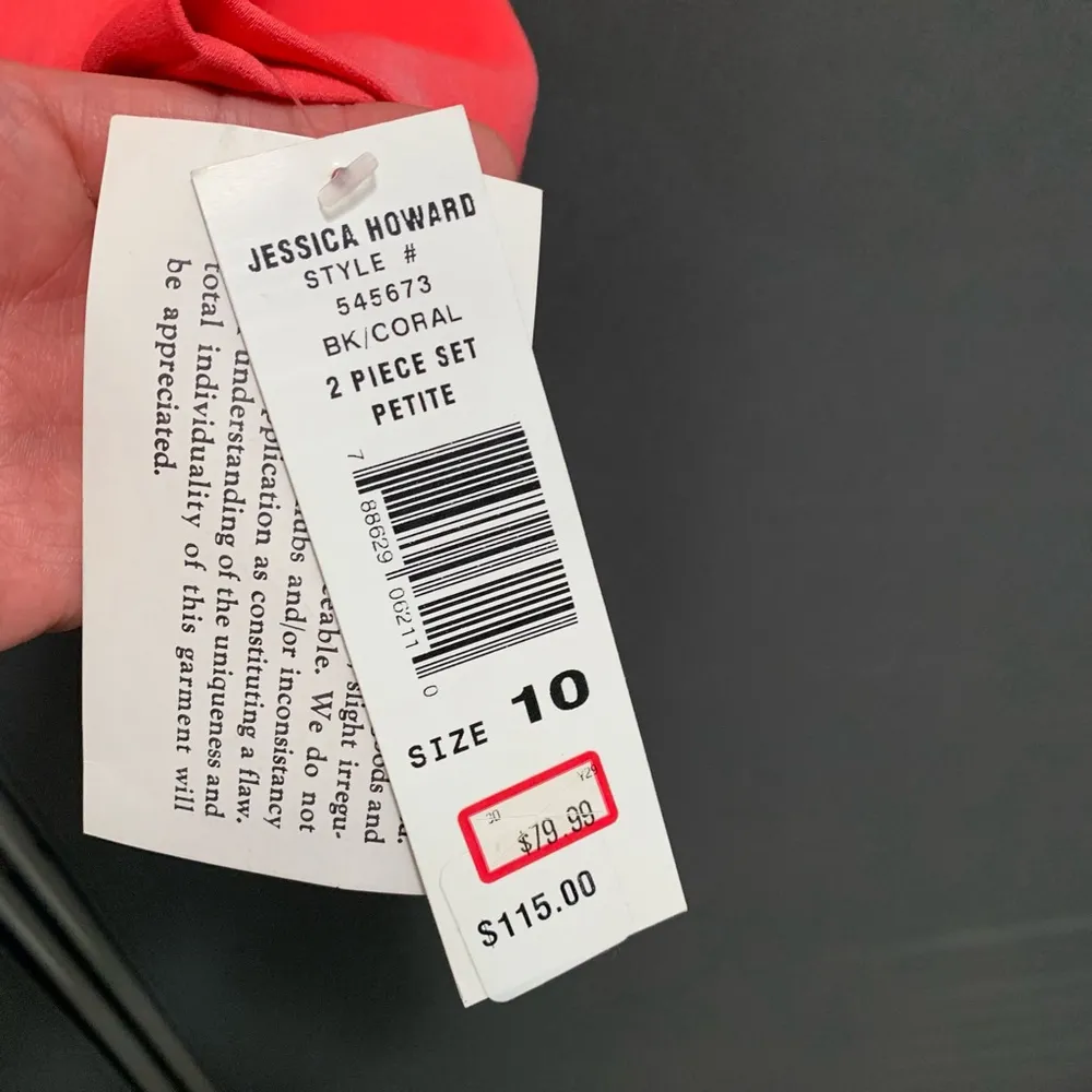 B28-Women's Jessica Howard Coral Blazer Jacket Size 10 Petite - Image 4